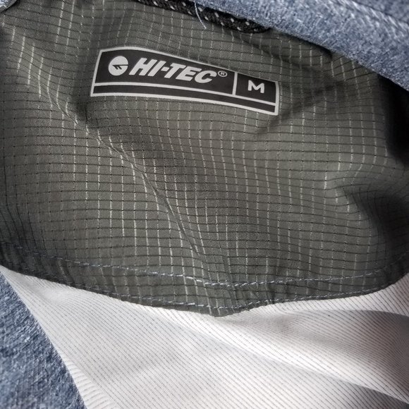 HI-TEC Long Sleeve Shirt Zip Pocket M Quick Dry - Picture 9 of 10